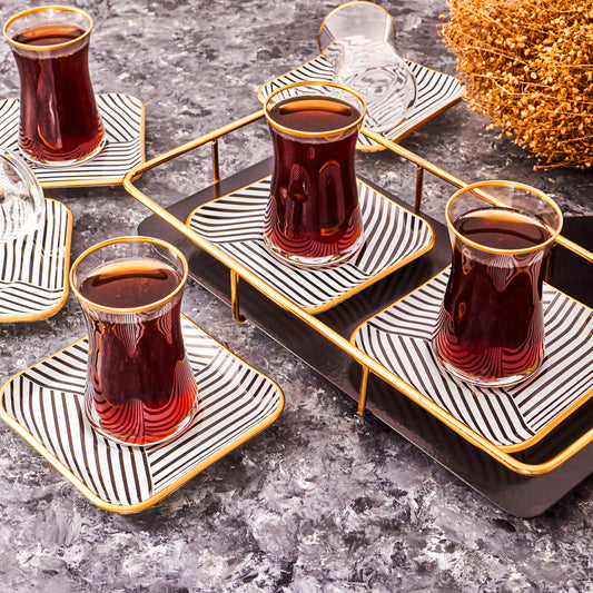 Set De Ceaı Black Noır Karaca Pentru 6 Persoane