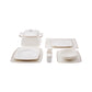 Karaca Raisa Cream set de vesela 60 piese pentru 12 persoane