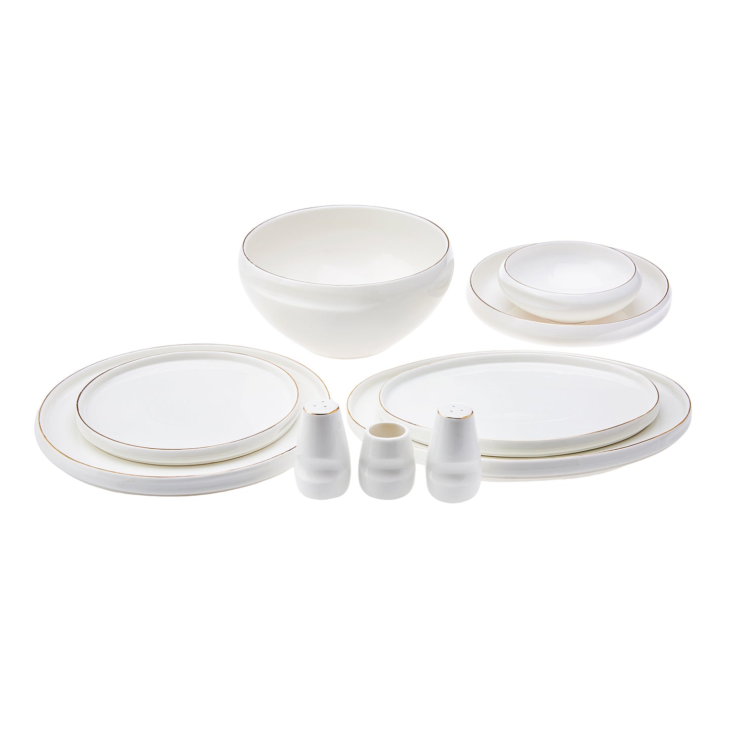 Karaca Streamline Sunset Set vesela pentru 60 piese Alb, Portelan 12 persoane