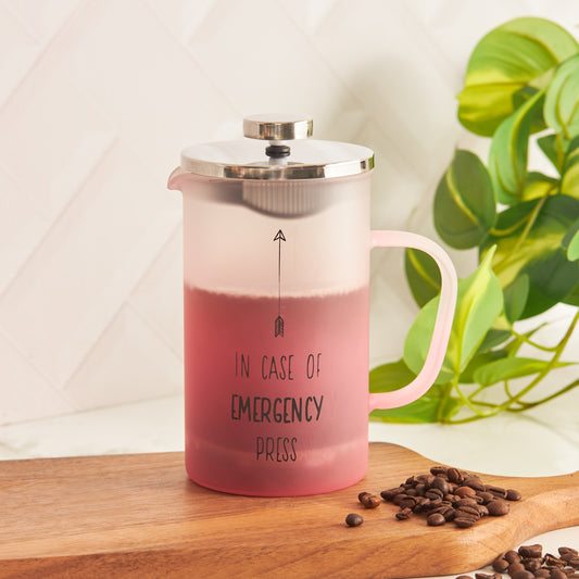 KARACA EMERGENCY FRENCHPRESS 600 ML PINK