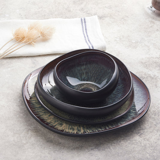 Karaca Black Galactic Ceramic Bowl