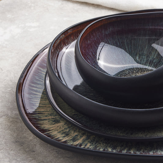 Karaca Black Galactic Ceramic Bowl