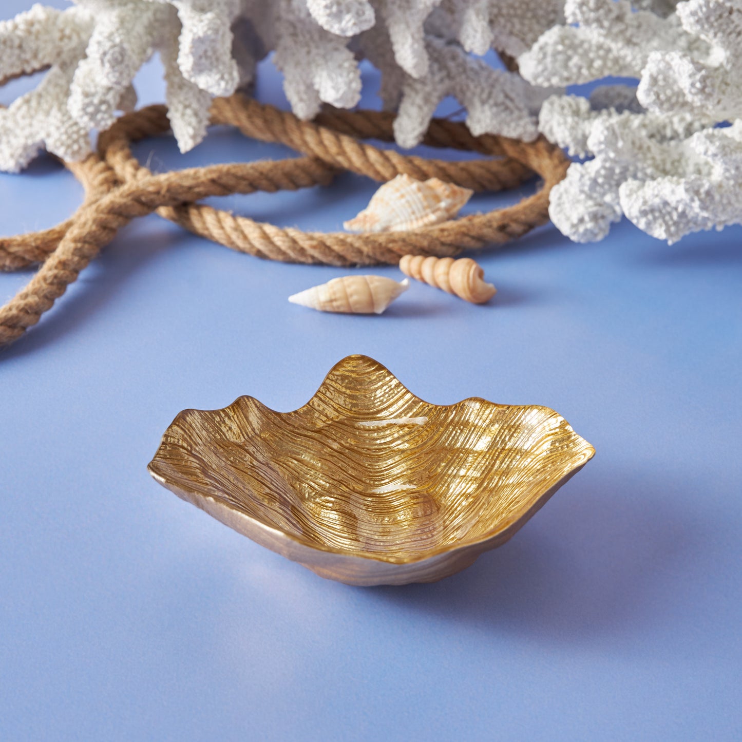 Bol pentru gustări Karaca Aqua Marine Oyster auriu, 15 cm