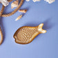 Karaca Aqua Marine Fish, Bol pentru gustări Auriu, 16 cm