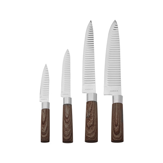 Karaca Timber Knife and Kitchen Utensil Set, 8 Piece