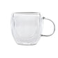 Karaca Set de 2 pahare din sticla borosilicata cu perete dublu 80 ml Transparent