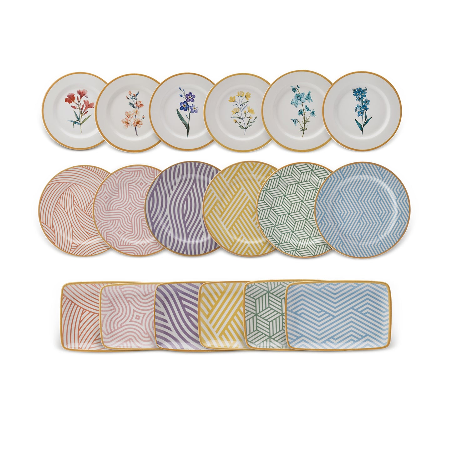 Set de Veselă Botanica, 18 Piese, Pentru 6 persoane