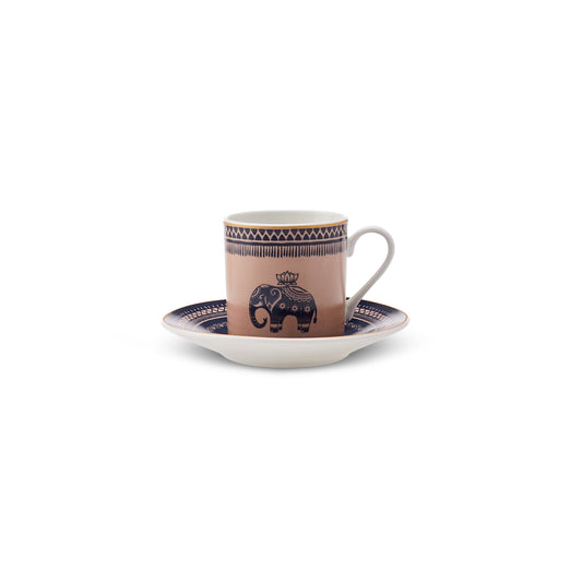 Set cești de cafea Elefant, Pentru 6 persoane, 80 ml