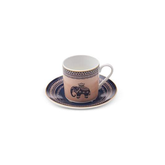 Set cești de cafea Elefant, Pentru 6 persoane, 80 ml