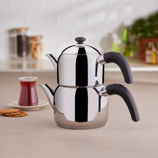 Karaca Edge Set ceainic mini negru