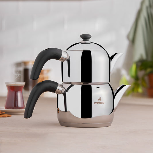 Karaca Edge Mini Teapot Set Black
