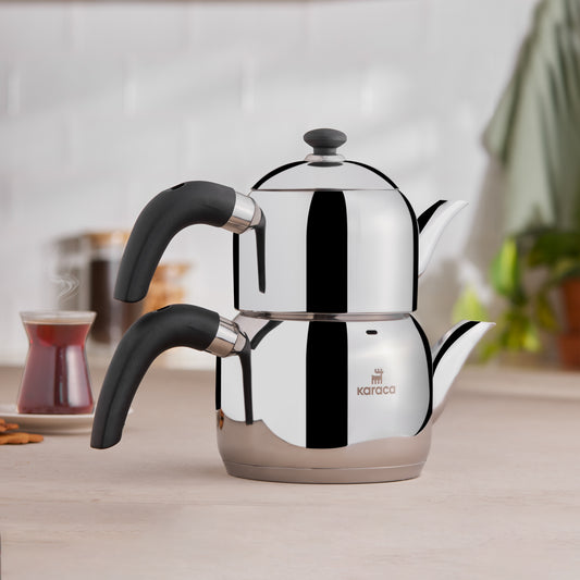 Karaca Edge Set ceainic mini negru