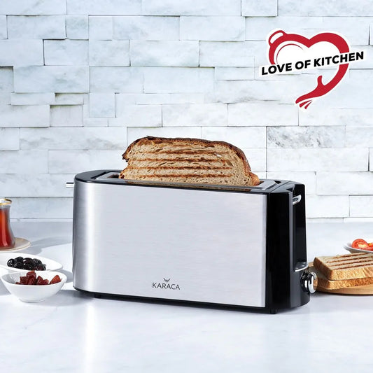 Love of Kitchen, XXL Toaster, Inox, 1030W