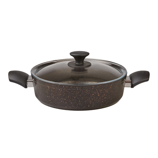 Karaca Biogranit Black Gold Induction Base 7 Piece Cookware Set
