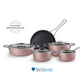 Mastermaid BioDiamond, 9 Piece Cookware Set, Bronzy