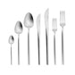 Vibe, 84 Piece Stainless Steel Cutlery Set for 12 People, Silver