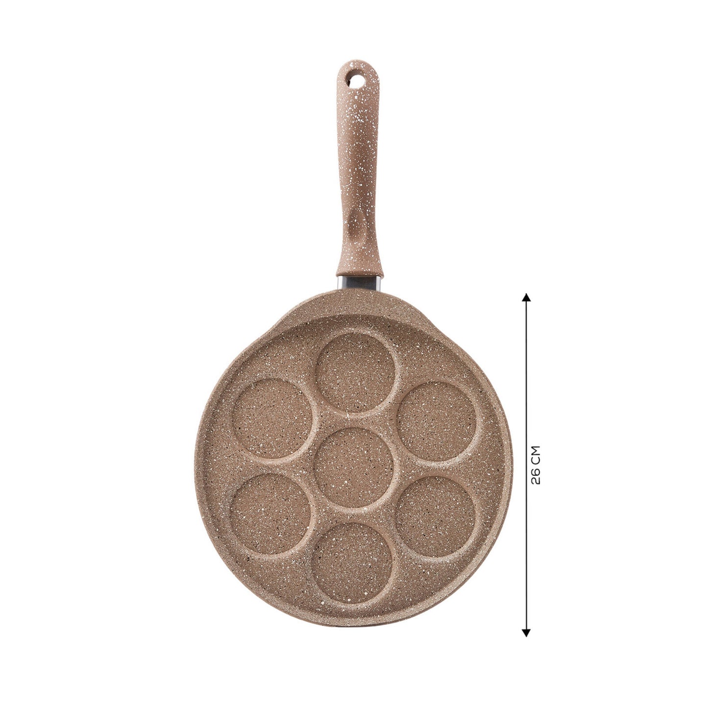 Tigaie Pentru Clătite Karaca Love Of Kitchen Din Biogranit, 26 Cm, Maro