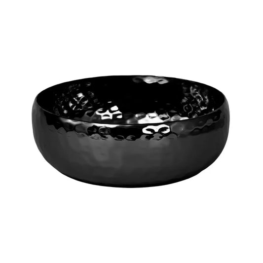 Bol decorativ marocan Karaca Home, 25cmx25cmx8cm, negru