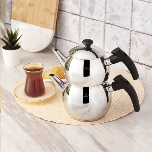 Set Ceainic Mini Karaca Adelya, Negru