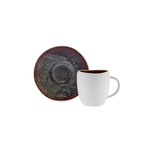 Galactic Reactive Glaze, 8 Piese, Set de cești de Cafea Turcească Pentru 4 persoane, 100ML