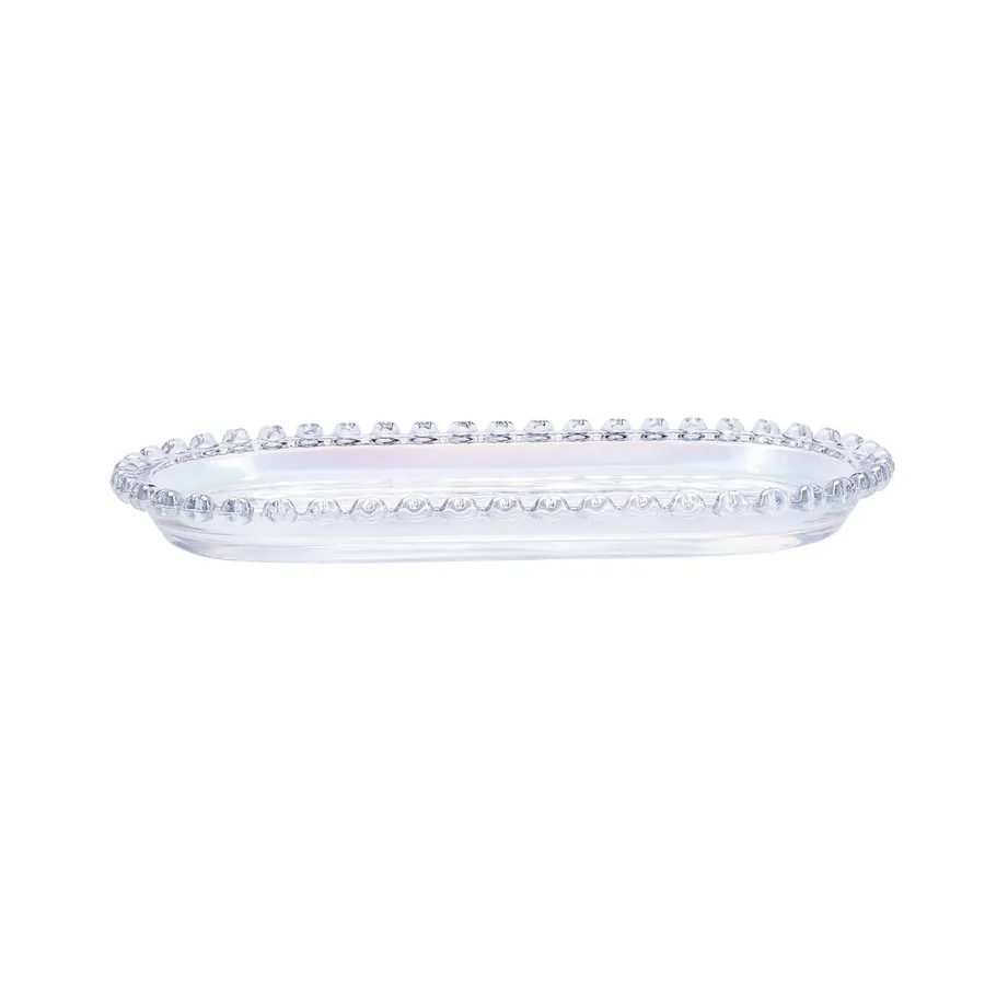 Rory, Glass Serving Platter, 25cm, Transparent