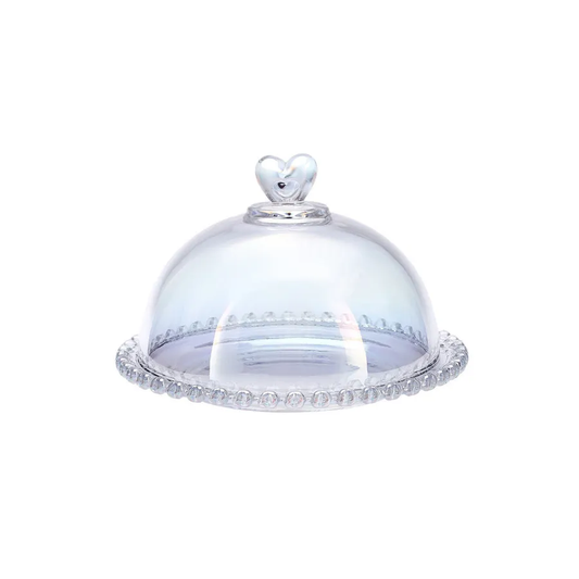 Rory, Glass Cake Dome, 19cm, Transparent