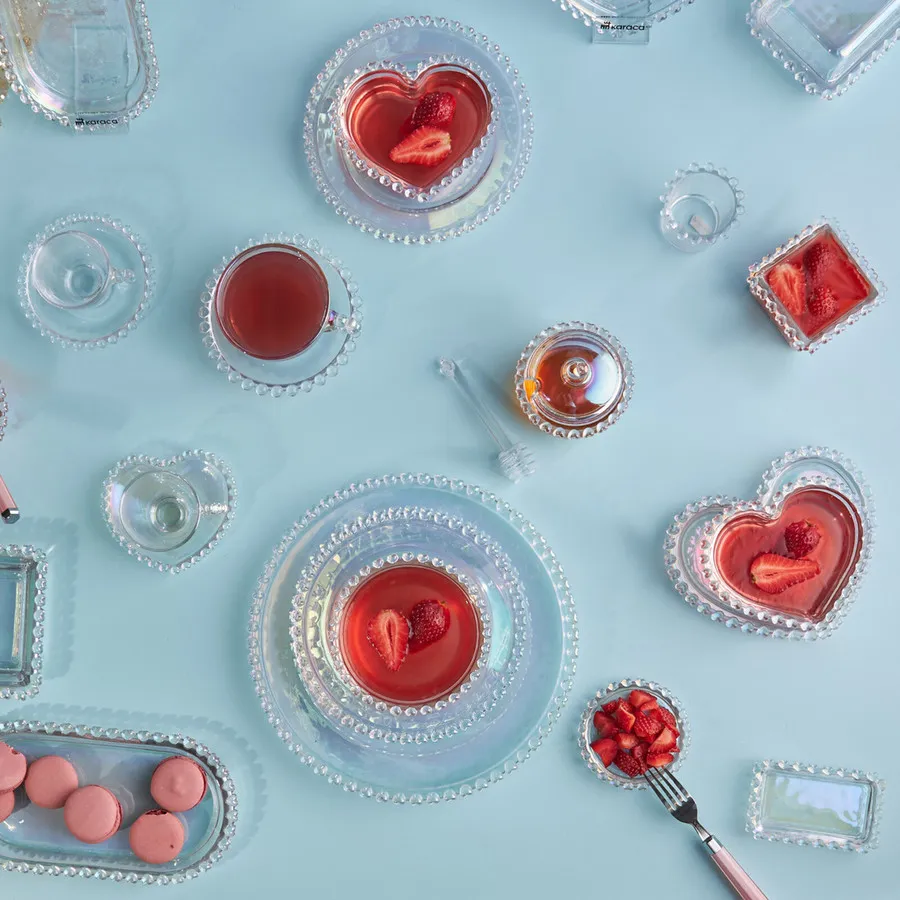 Rory, Glass Serving Platter, 25cm, Transparent