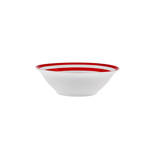 Karaca Polka Dot Bol de porțelan cu dungi 14 cm