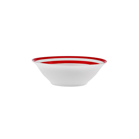 Karaca Polka Dot Bol de porțelan cu dungi 14 cm