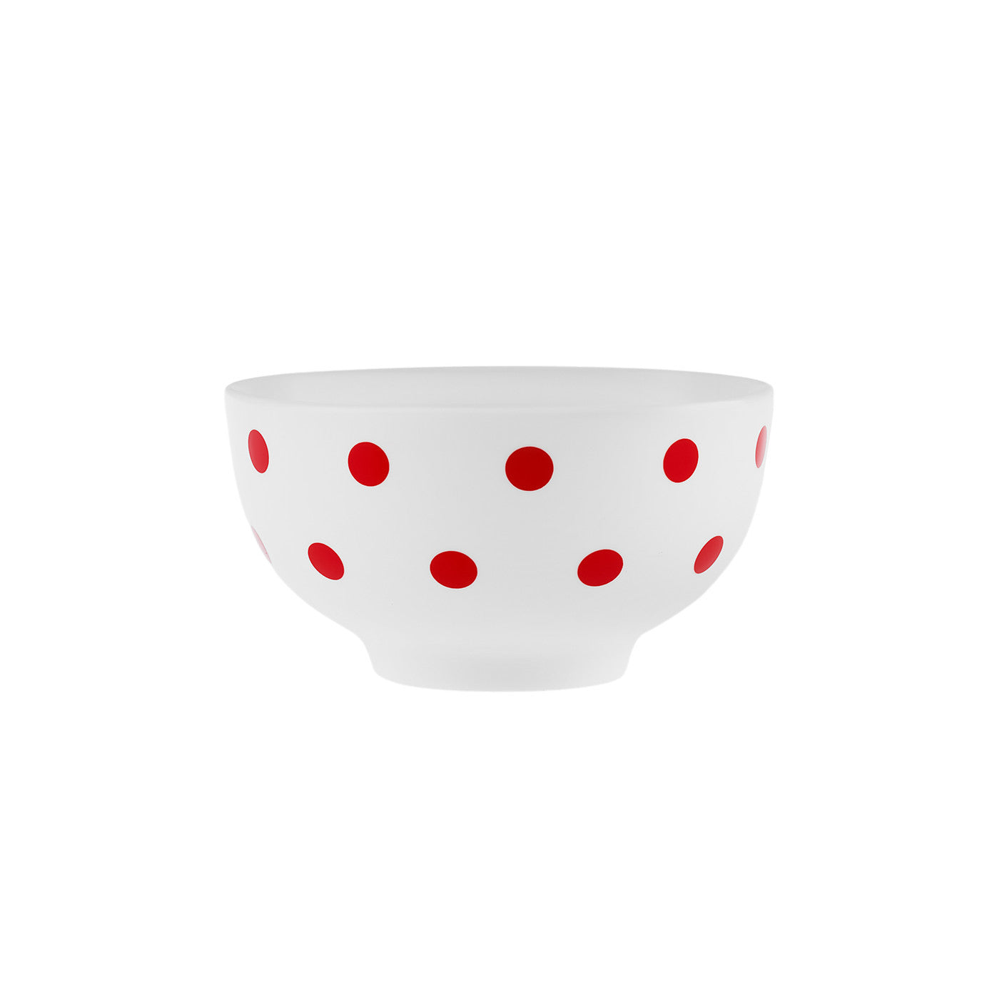 Polka Dot, Porcelain Snack Bowl, 11cm, White Multi