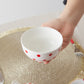 Polka Dot, Porcelain Snack Bowl, 11cm, White Multi