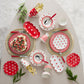 Polka Dot, Porcelain Snack Bowl, 11cm, White Multi
