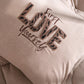 Motto Cotton Comfort, Quilt Set, Double, Beige