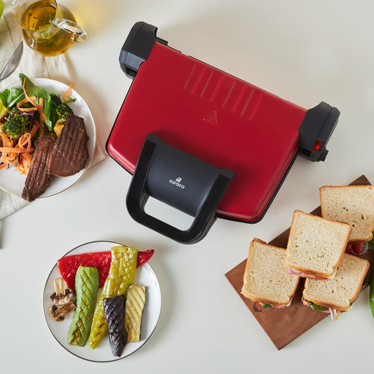 Future Essential, Toaster, Matte Red, 1800W