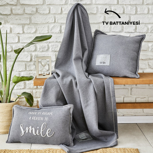 Softy Comfort, Tv Blanket, Grey