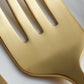 Orion, 30 Piece Stainless Steel Cutlery Set for 6 People, Matte Gold