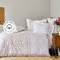 Glen, 100% Bumbac Set Lenjerie de pat, Singura, Roz