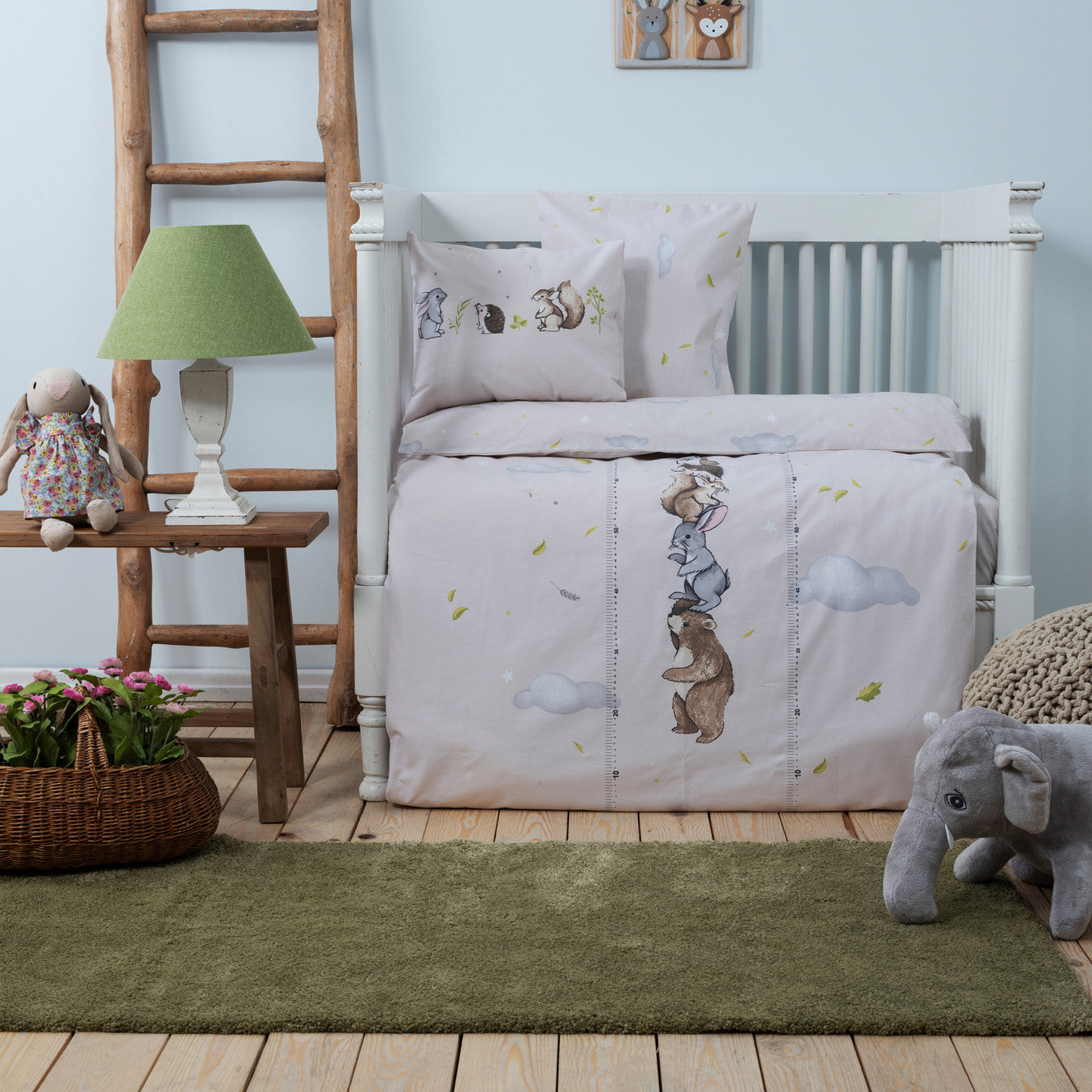 Karaca Home Set Husă Pılotă Bebeluș Lındo 100% Bumbac Rnf