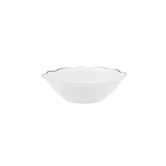Karaca Daisy Daisy Platinum Wave Shape Set de veselă de 27 de piese pentru 6 persoane cu platou de servit