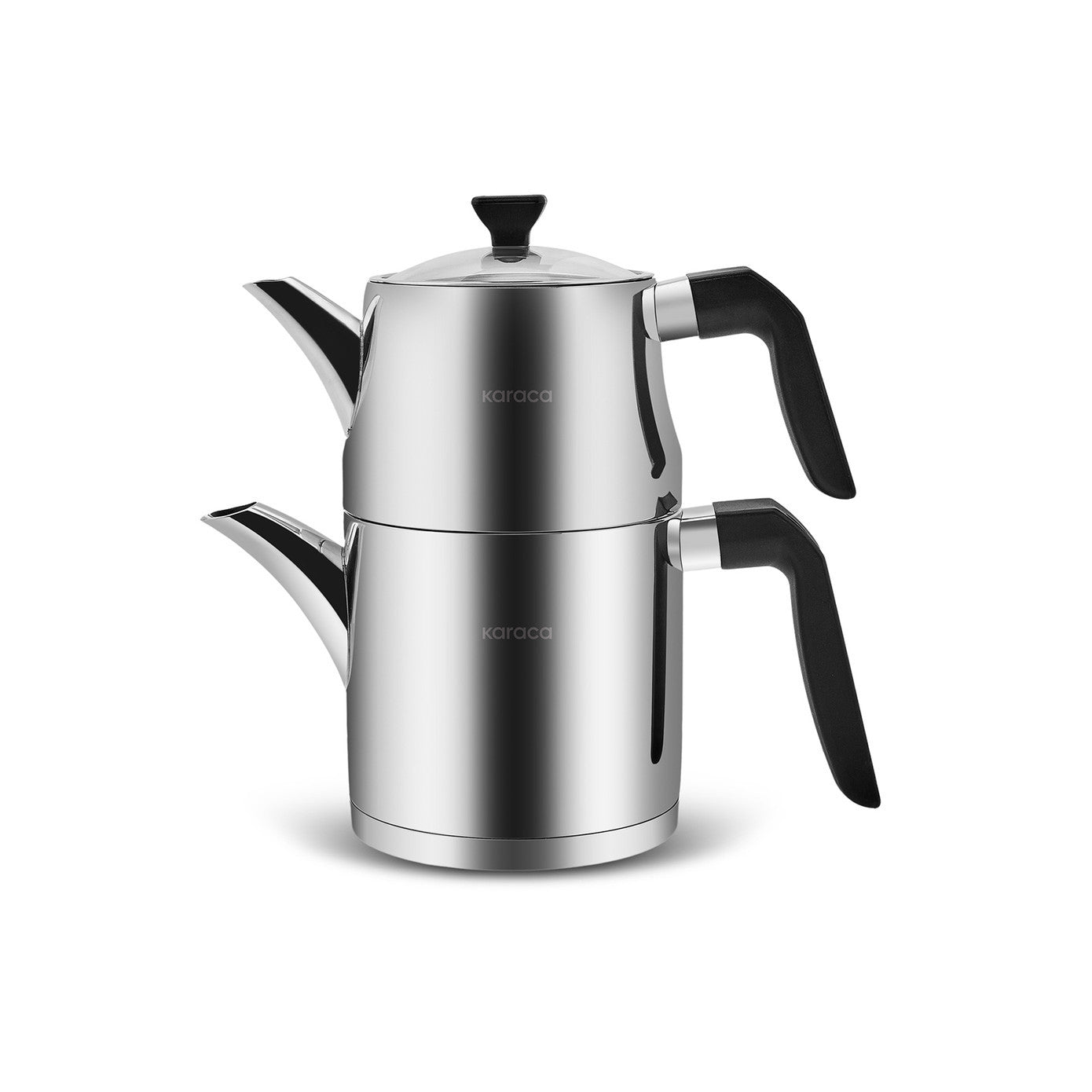 Cayeli, Stainless Steel Teapot Set, Medium, Induction, Silver