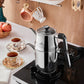 Cayeli, Stainless Steel Teapot Set, Medium, Induction, Silver