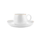 Karaca Tribe set de 6 cești de cafea turcească Espresso din porțelan , 12 bucăți, 90ml, aur alb