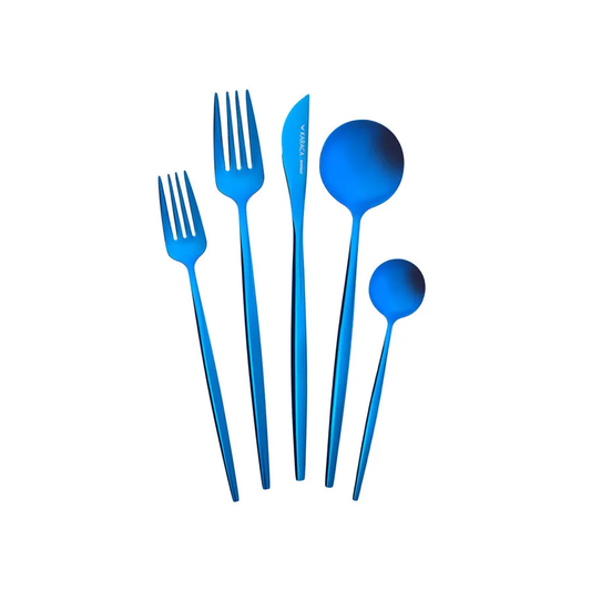 Orion, 30 Piece Stainless Steel Cutlery Set for 6 People, Blue