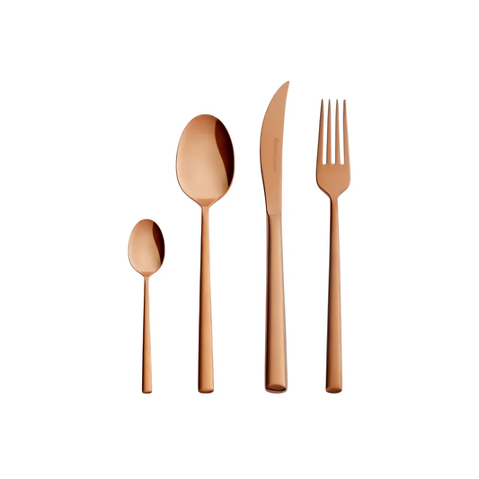 Tivoli, 16 Piece Stainless Steel Cutlery Set for 4 People, Rosegold