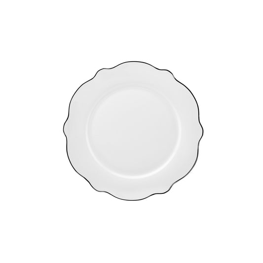 Daisy Platinum, 27 Piece Porcelain Dinner Set for 6 People