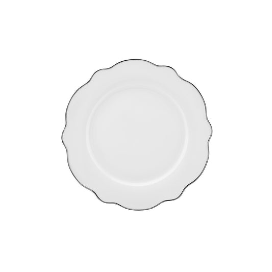 Daisy Platinum, 27 Piece Porcelain Dinner Set for 6 People