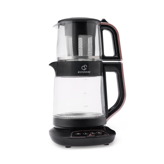 Çaysever 3 in 1, Talking Tea Maker Plus Kettle, Rosegold