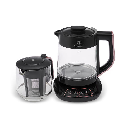 Çaysever 3 in 1, Talking Tea Maker Plus Kettle, Rosegold