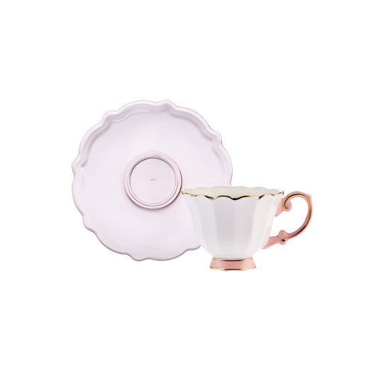 Set cești de cafea Samo Roz, Pentru 2 persoane, 90 ml