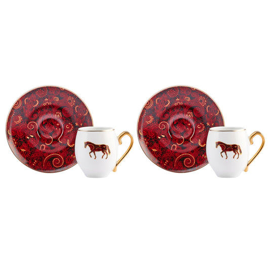 Set cești de cafea Aşkar, Pentru 2 persoane, 90 ml